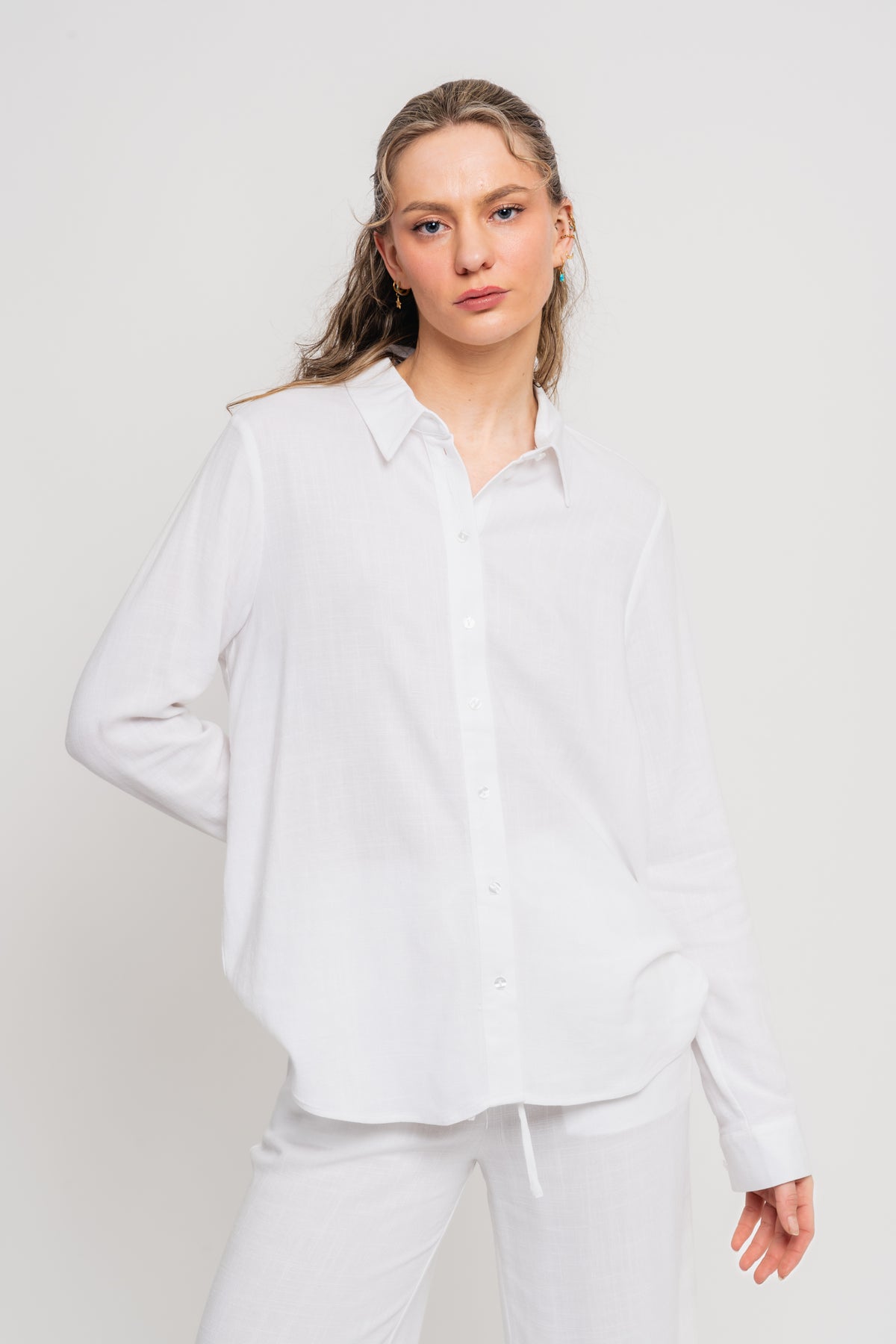 Viva LS Shirt - Snow White