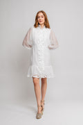 Yasponira Ls Klänning - Star White