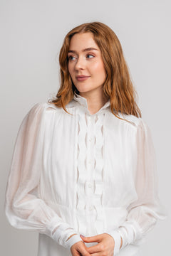Yasponira Ls Dress - Star White