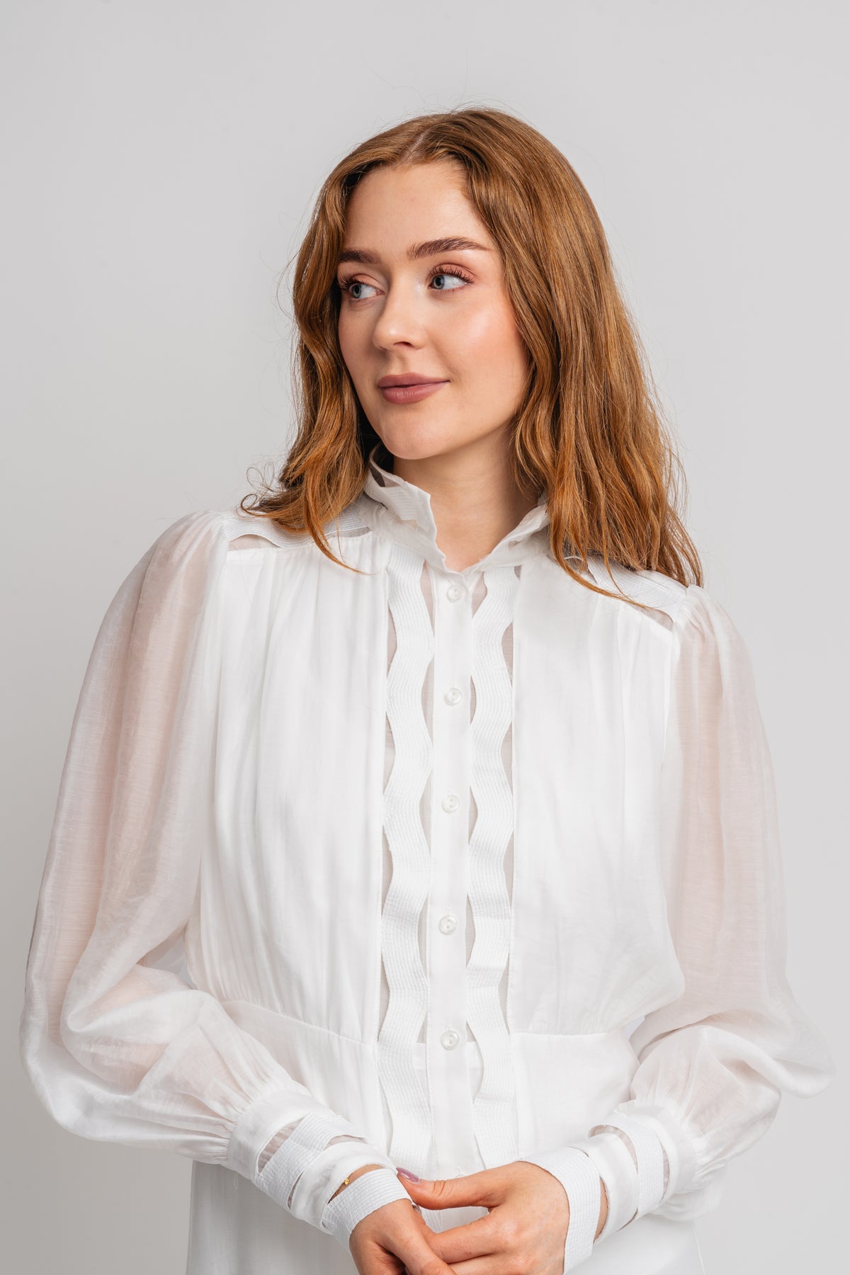 Yasponira Ls Klänning - Star White