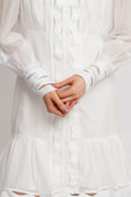 Yasponira Ls Klänning - Star White