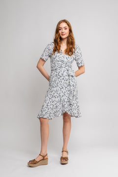 ElmyPW DR - Dark Navy Mini Flower Print