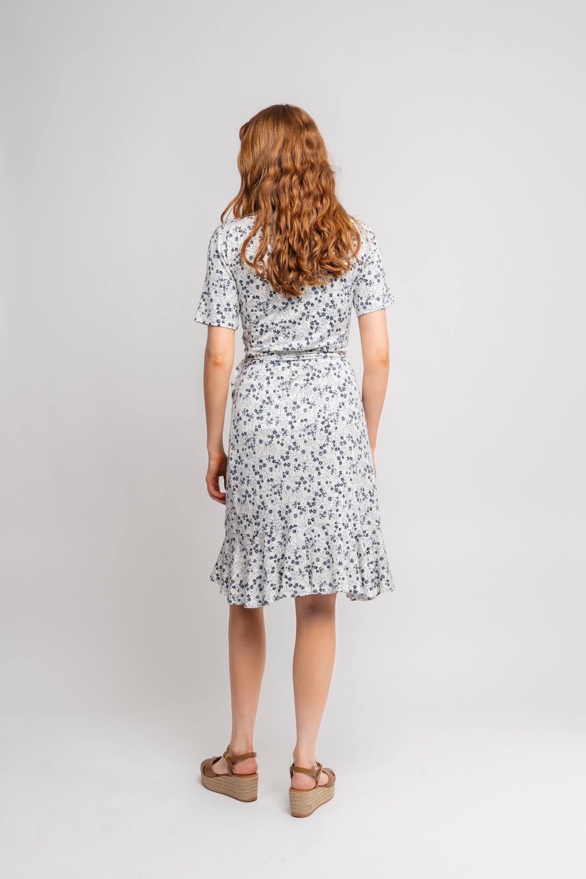 ElmyPW DR - Dark Navy Mini Flower Print