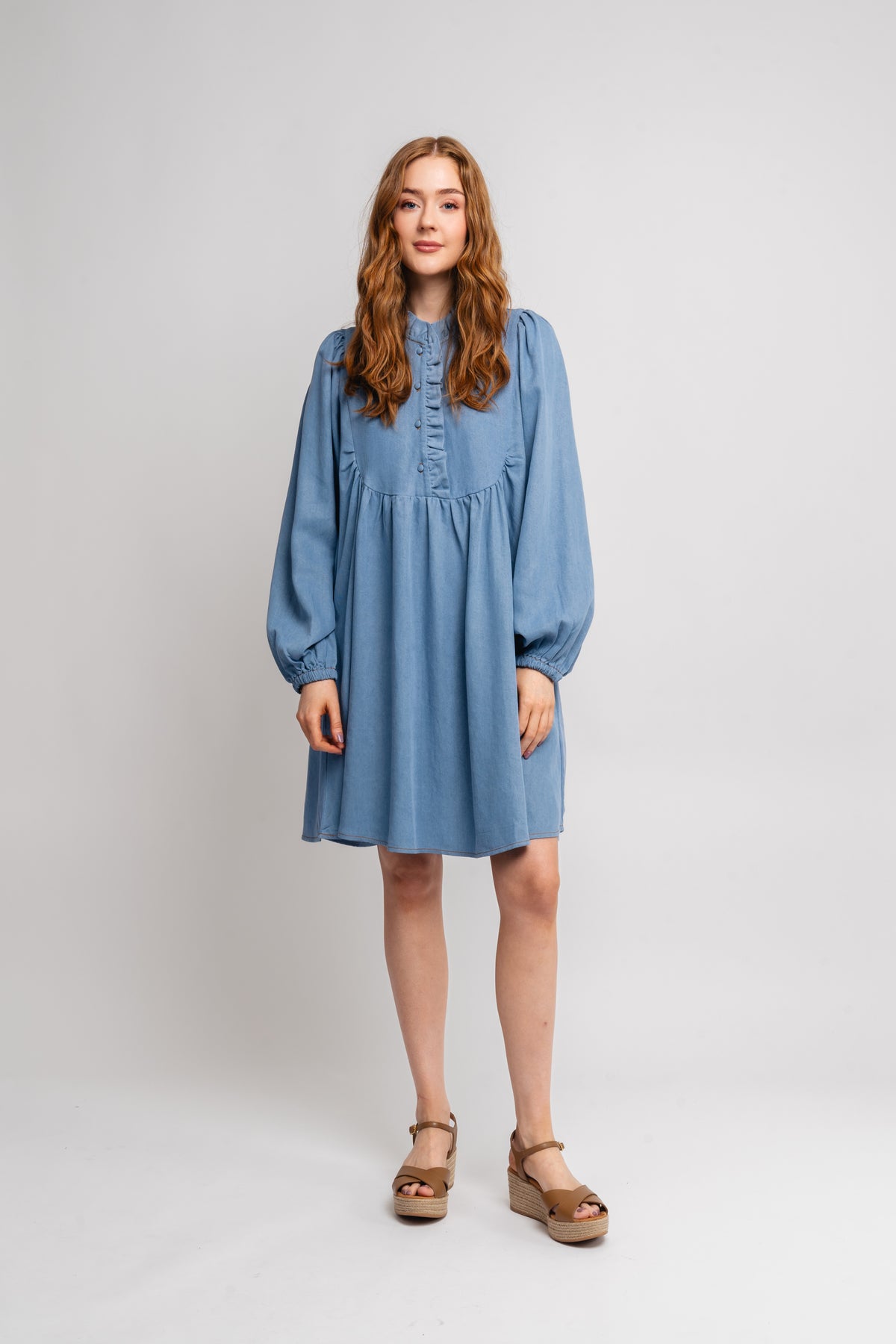 TitusCC Denimklänning - Denimblå