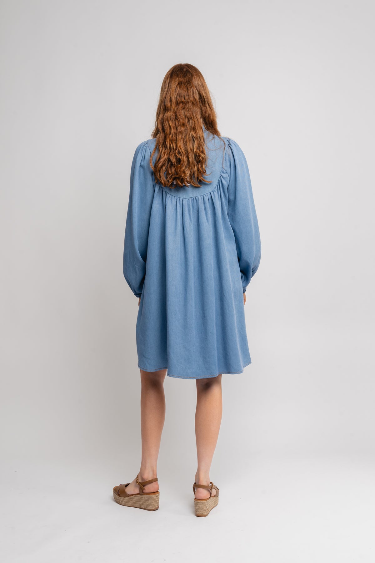 TitusCC Denimklänning - Denimblå