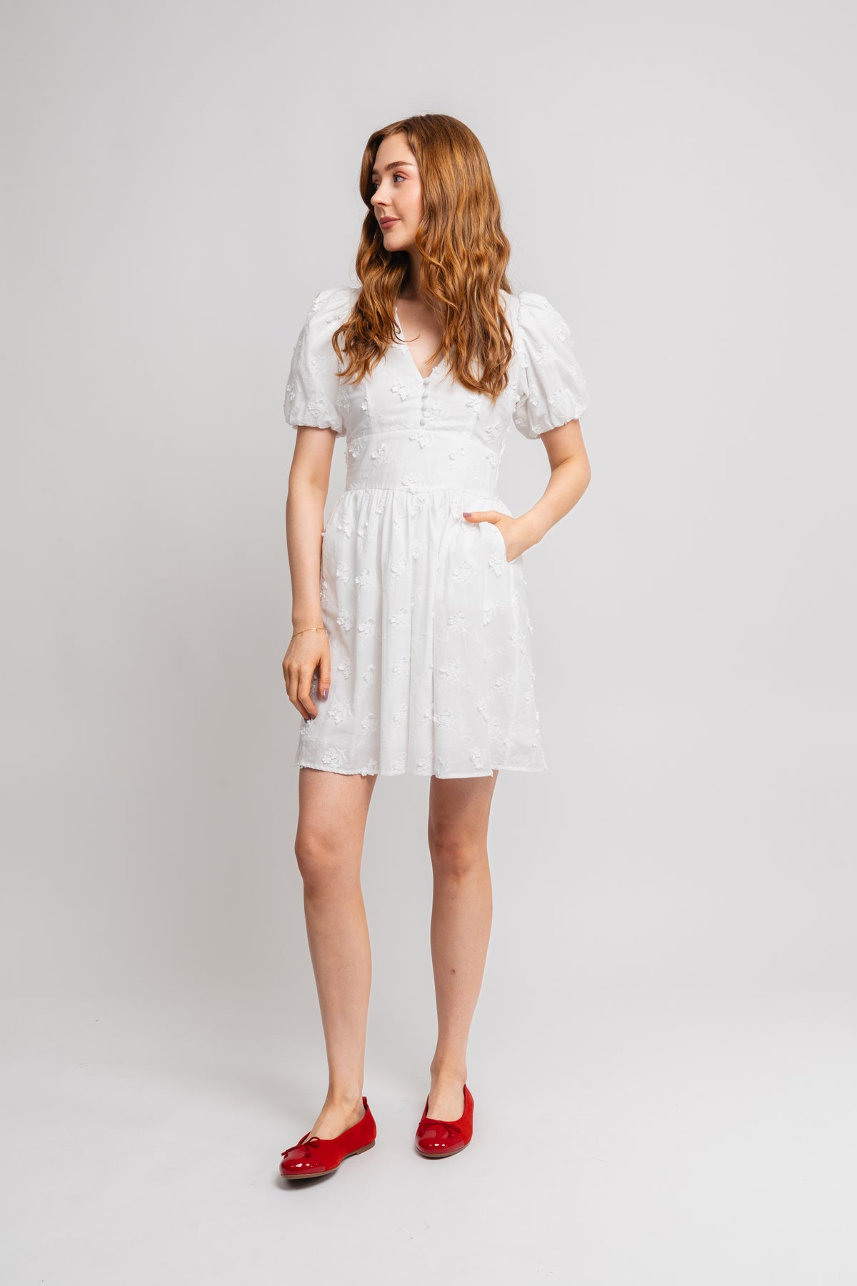 Zoey Dress - White