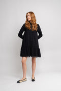 Yasginnie Ls Shirt Dress S. - Black