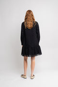 Yasginnie Ls Shirt Dress S. - Black