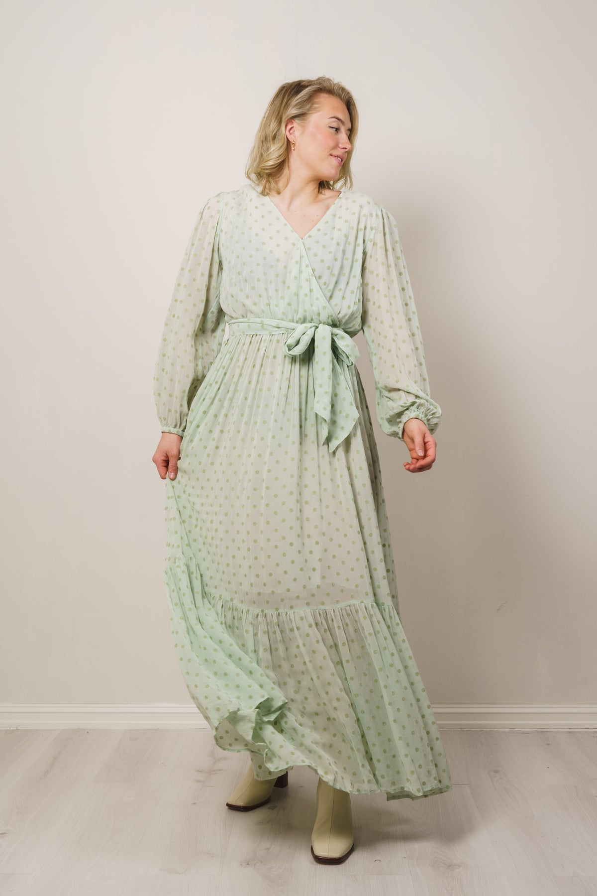 Ingrid Maxi Dress - Pistachio