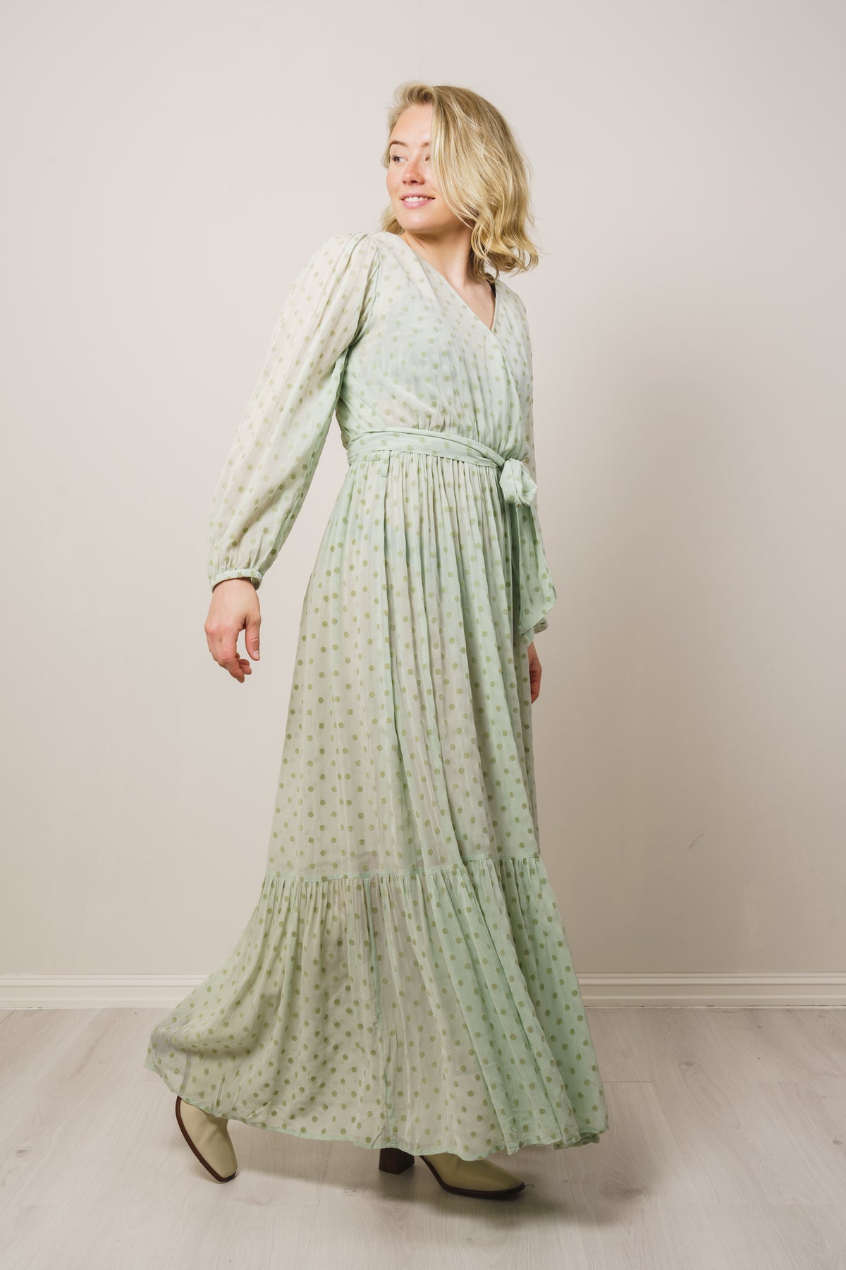 Ingrid Maxi Dress - Pistachio
