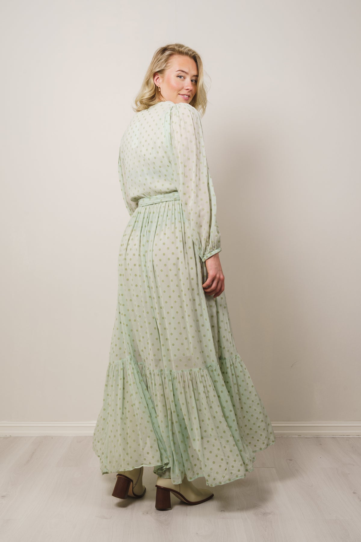 Ingrid Maxi Dress - Pistachio