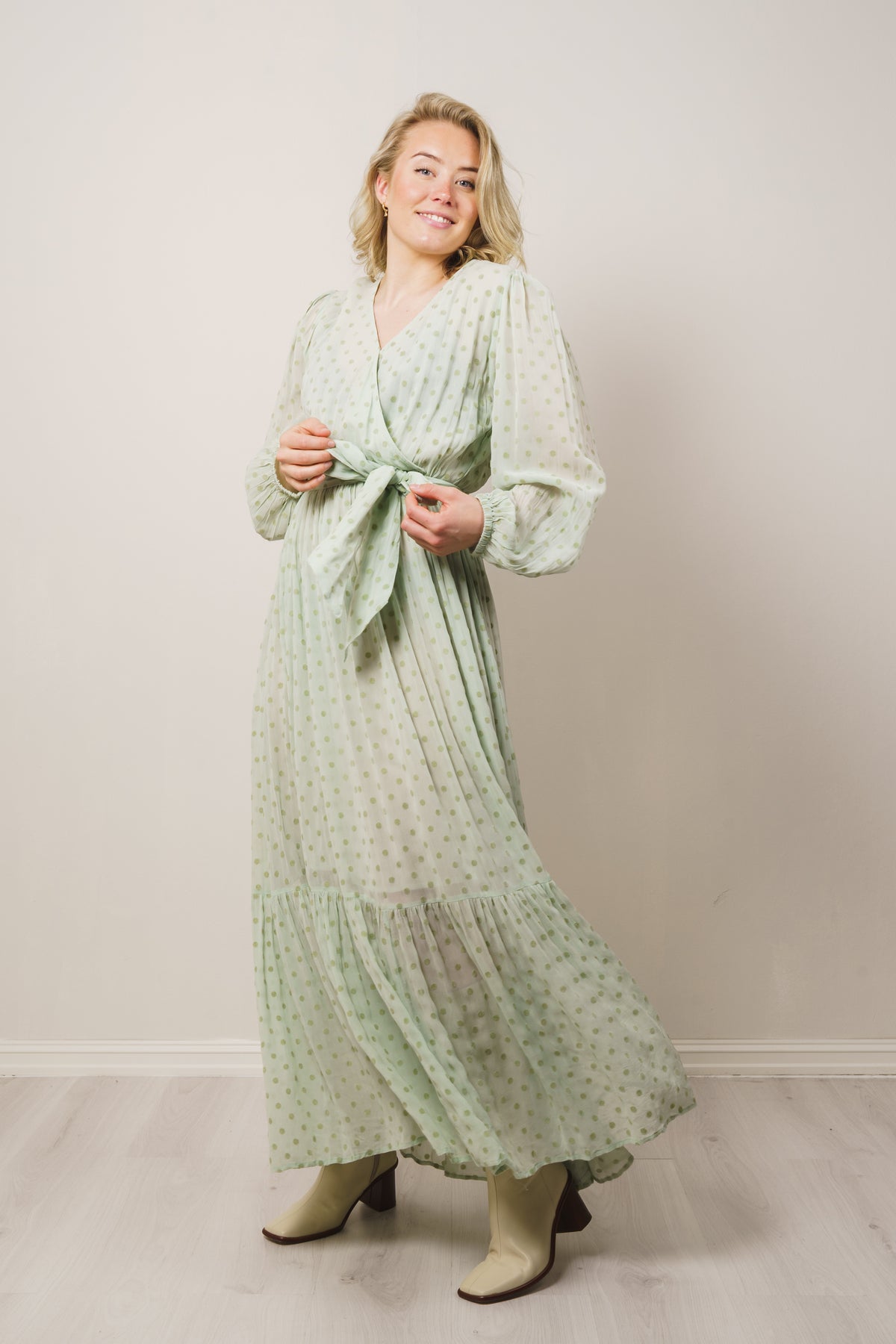 Ingrid Maxi Dress - Pistachio