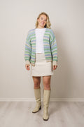 Pool Knit Cardigan - Blue/Green Mix