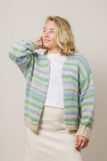 Pool Knit Cardigan - Blue/Green Mix