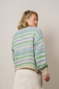 Pool Knit Cardigan - Blue/Green Mix