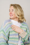Pool Knit Cardigan - Blue/Green Mix