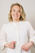 Yasmelinda 3/4 Ankle Dress - Star White