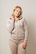 Juicy Couture Robertson Classic Velour Zip Hoodie - String