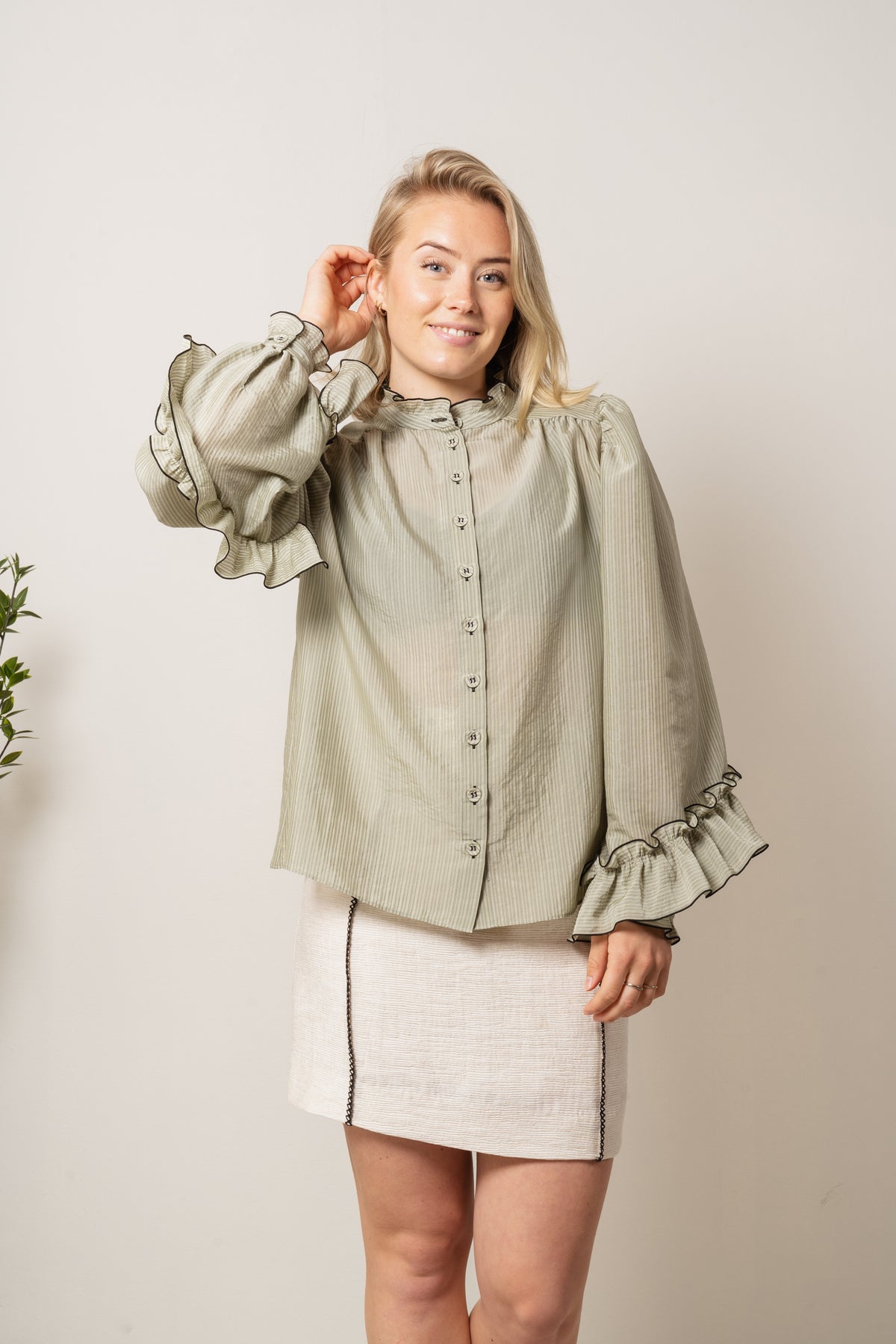 Annalisa Blouse - Tender Green