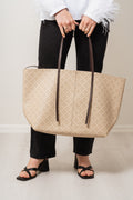 Abi Printed Tote Bag - Feather