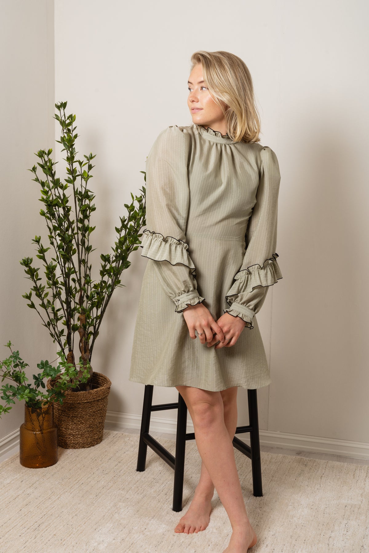 Elina Dress - Tender Green