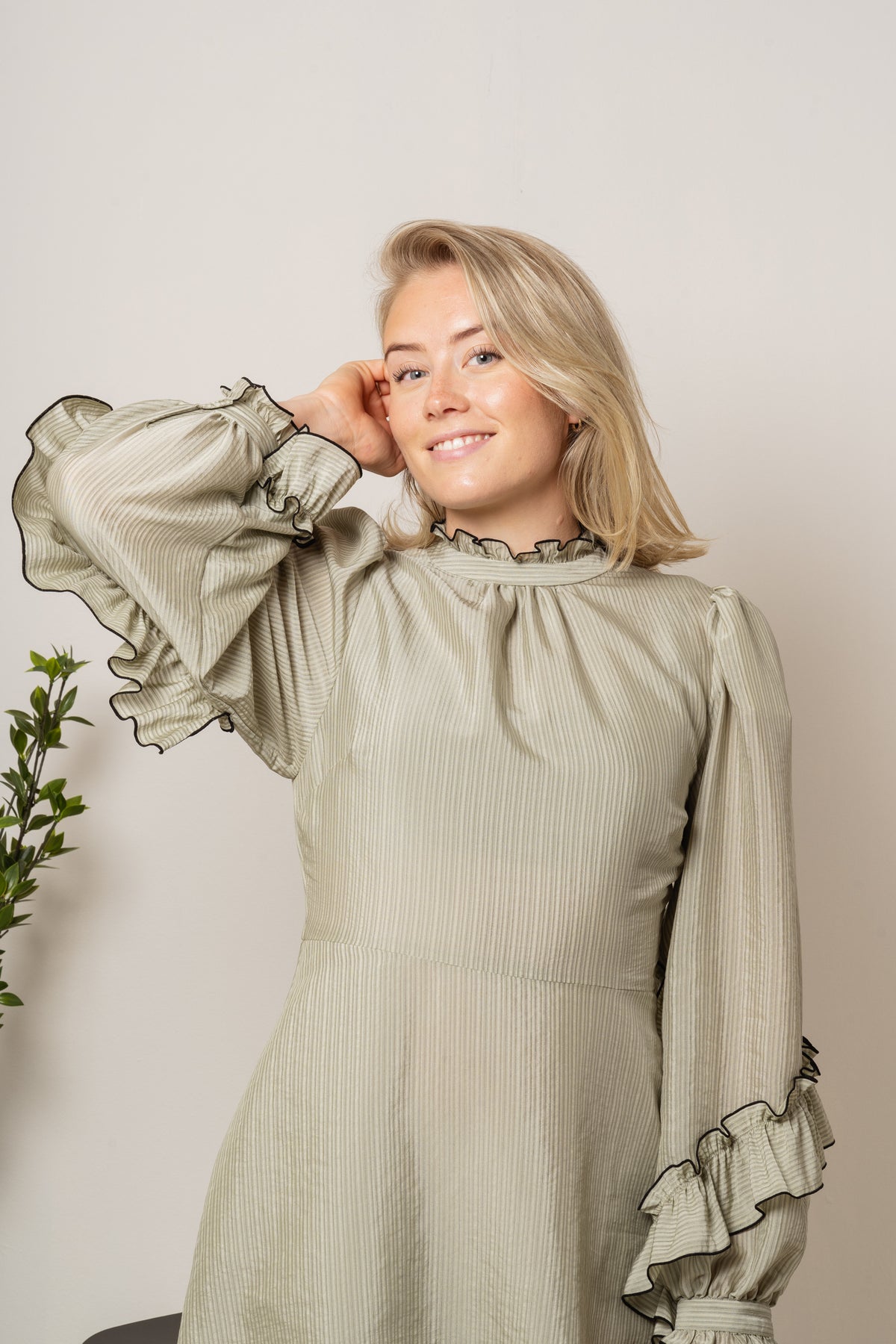Elina Dress - Tender Green