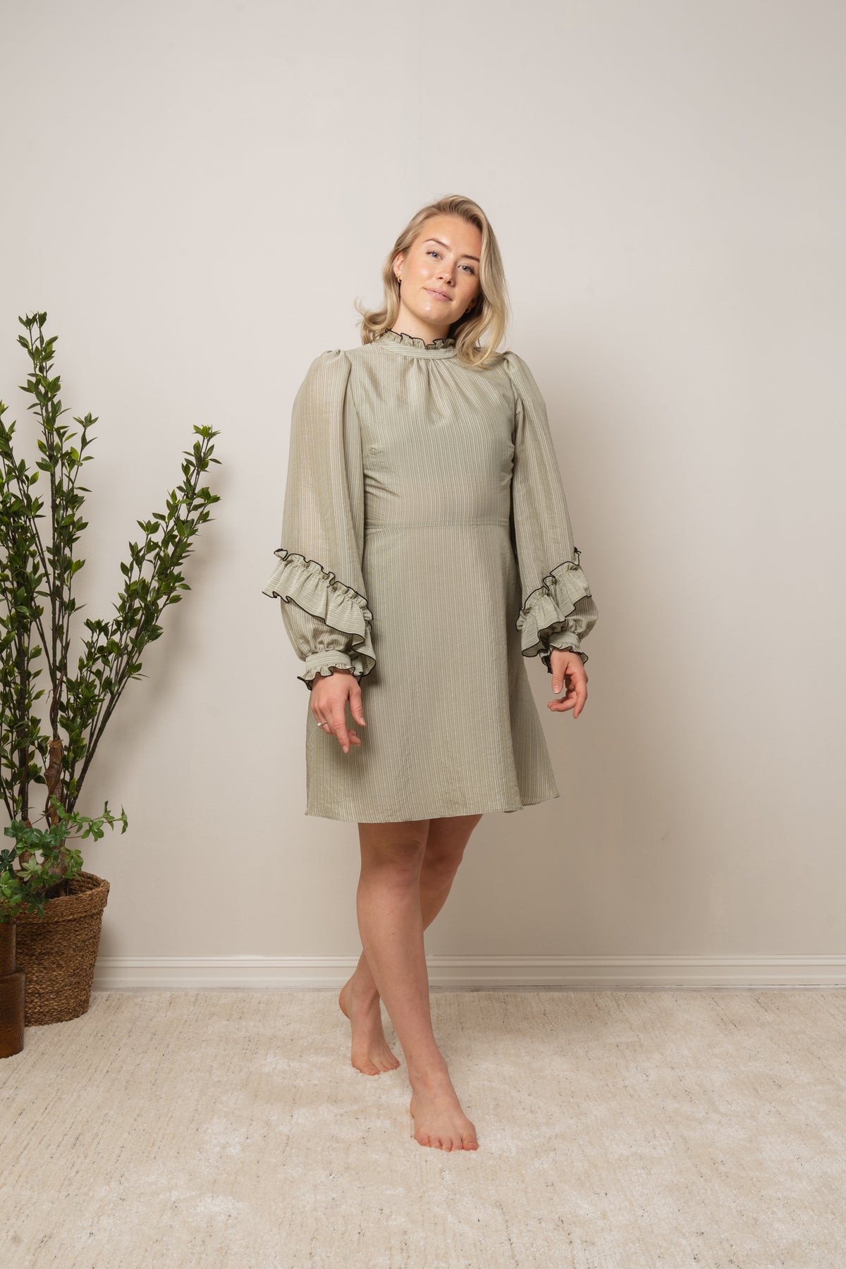 Elina Dress - Tender Green
