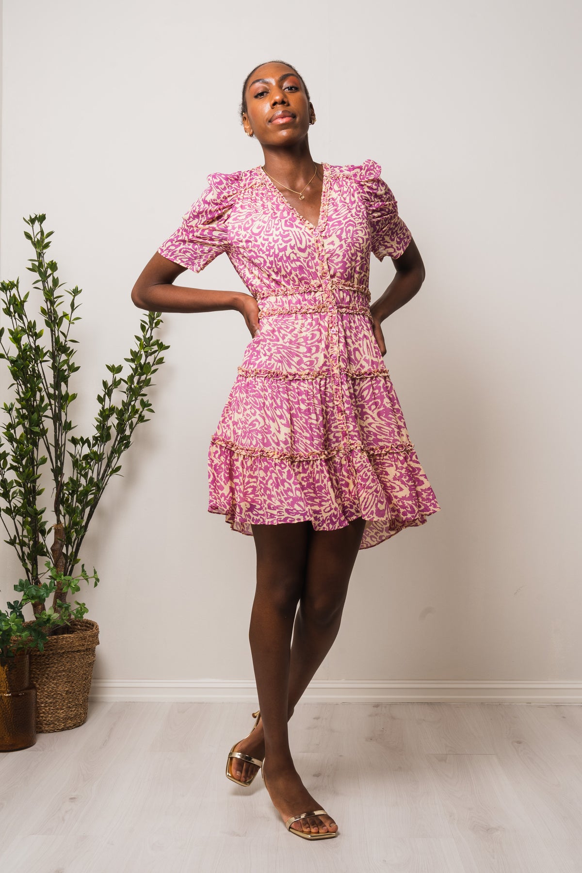 Partito Waist Dress - Meadow Mauve