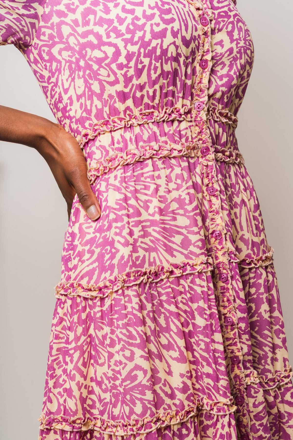 Partito Waist Dress - Meadow Mauve