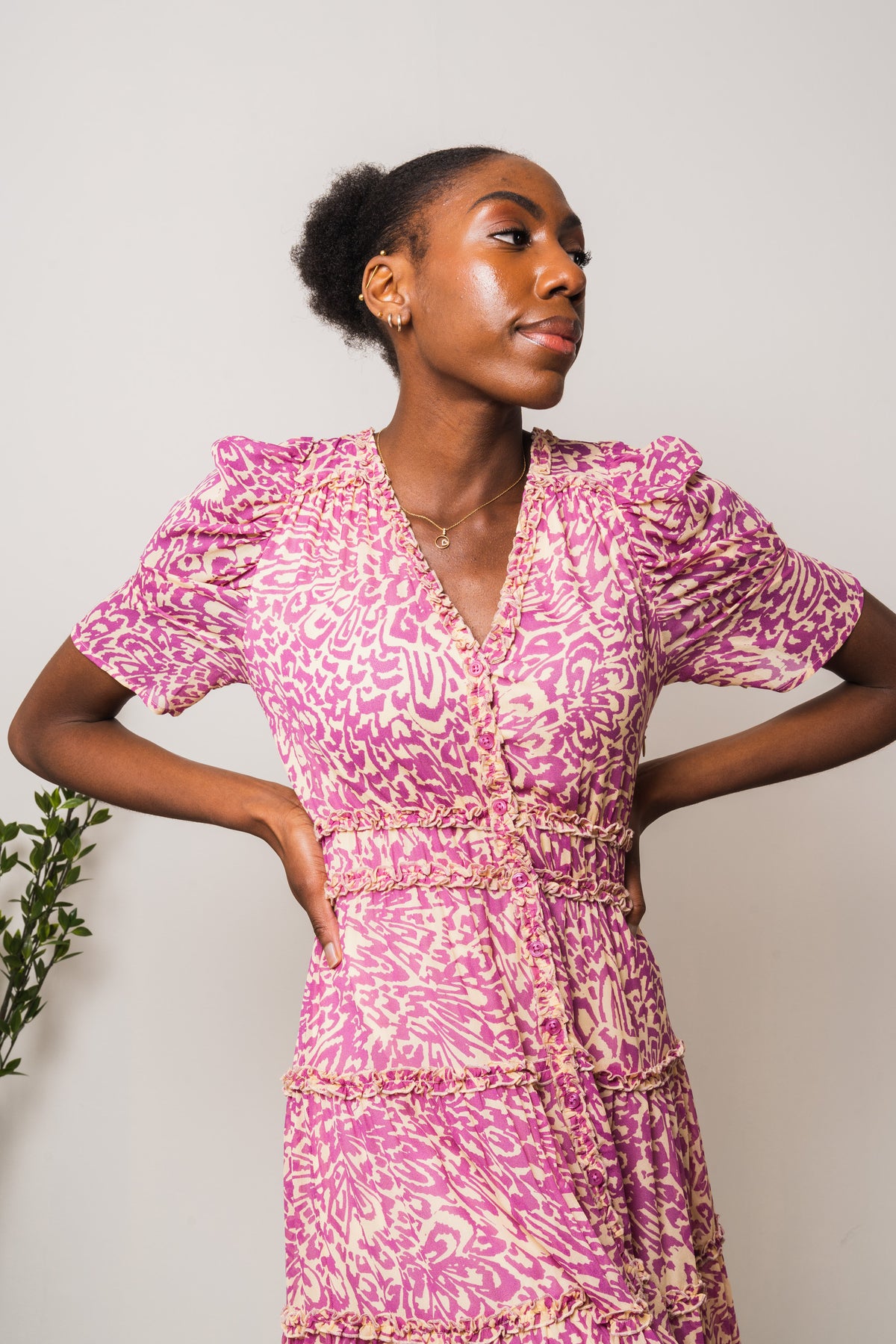 Partito Waist Dress - Meadow Mauve