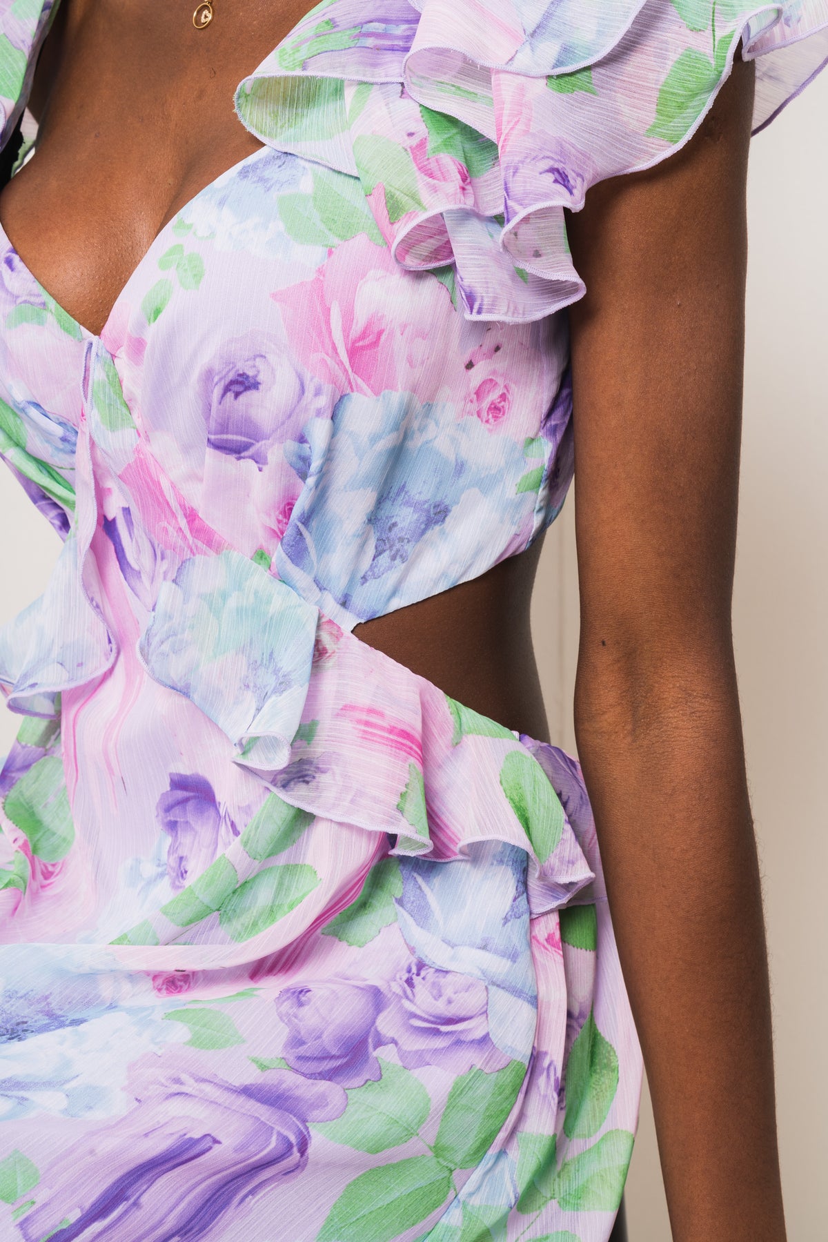 Bianca Dress - Lilac Sprayflower