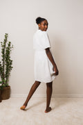 Elisa 2/4 Short Shirt Dress EX - Snow White
