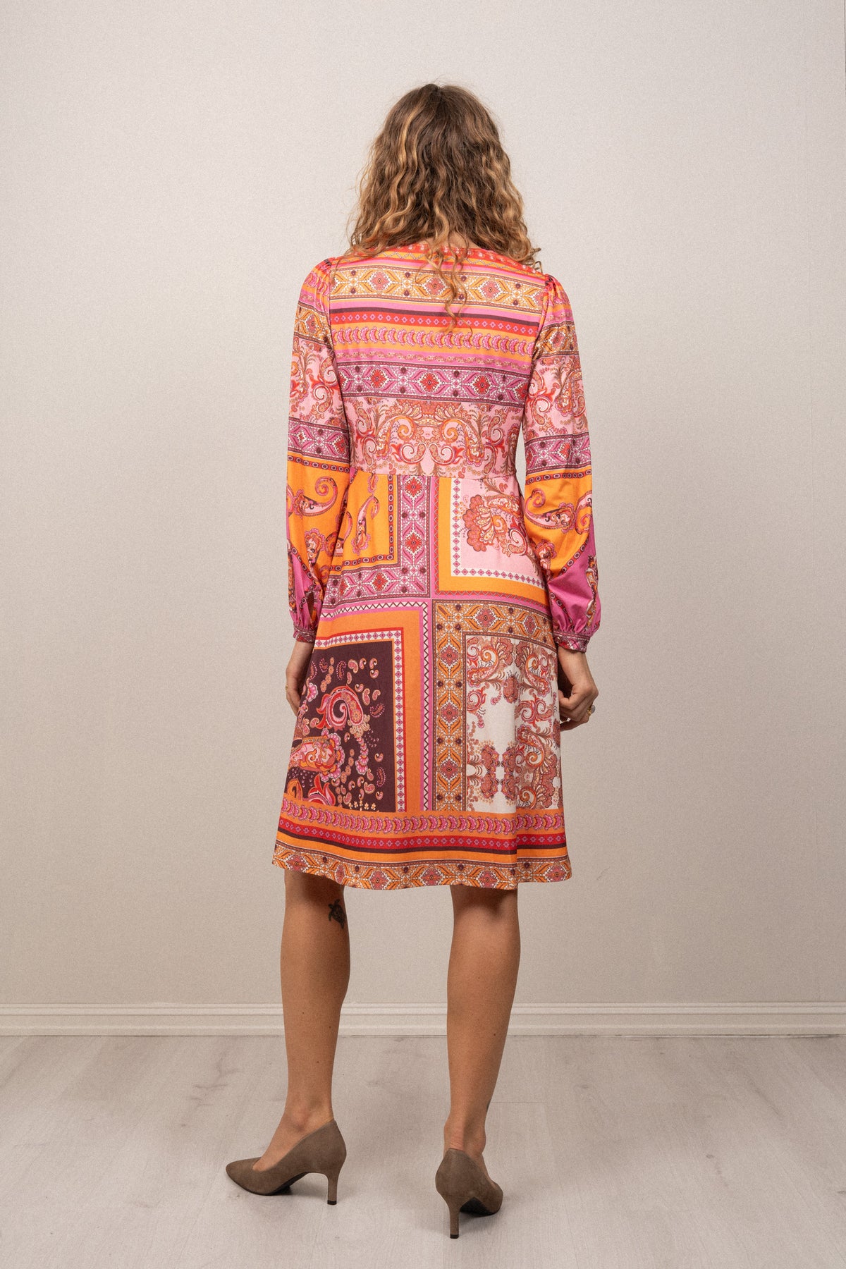 Rose Dress - Orange