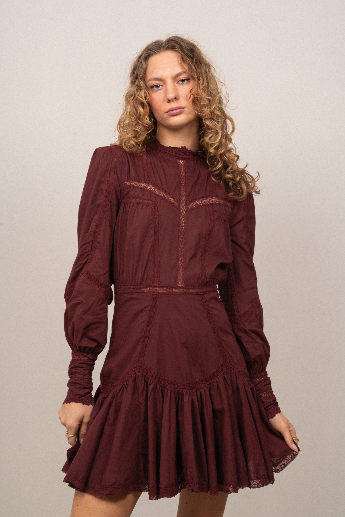 Phoebe - Burgundy