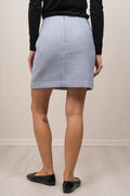 Abriella Hw Skirt - Chambray Blue