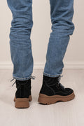 Downhill Leather/Suede - Black/Warm Lining