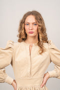 Isabella Corduroy Dress - Humus