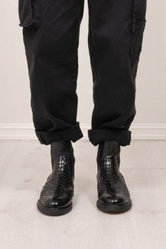 A5055 - Black Polo/Grey Snake