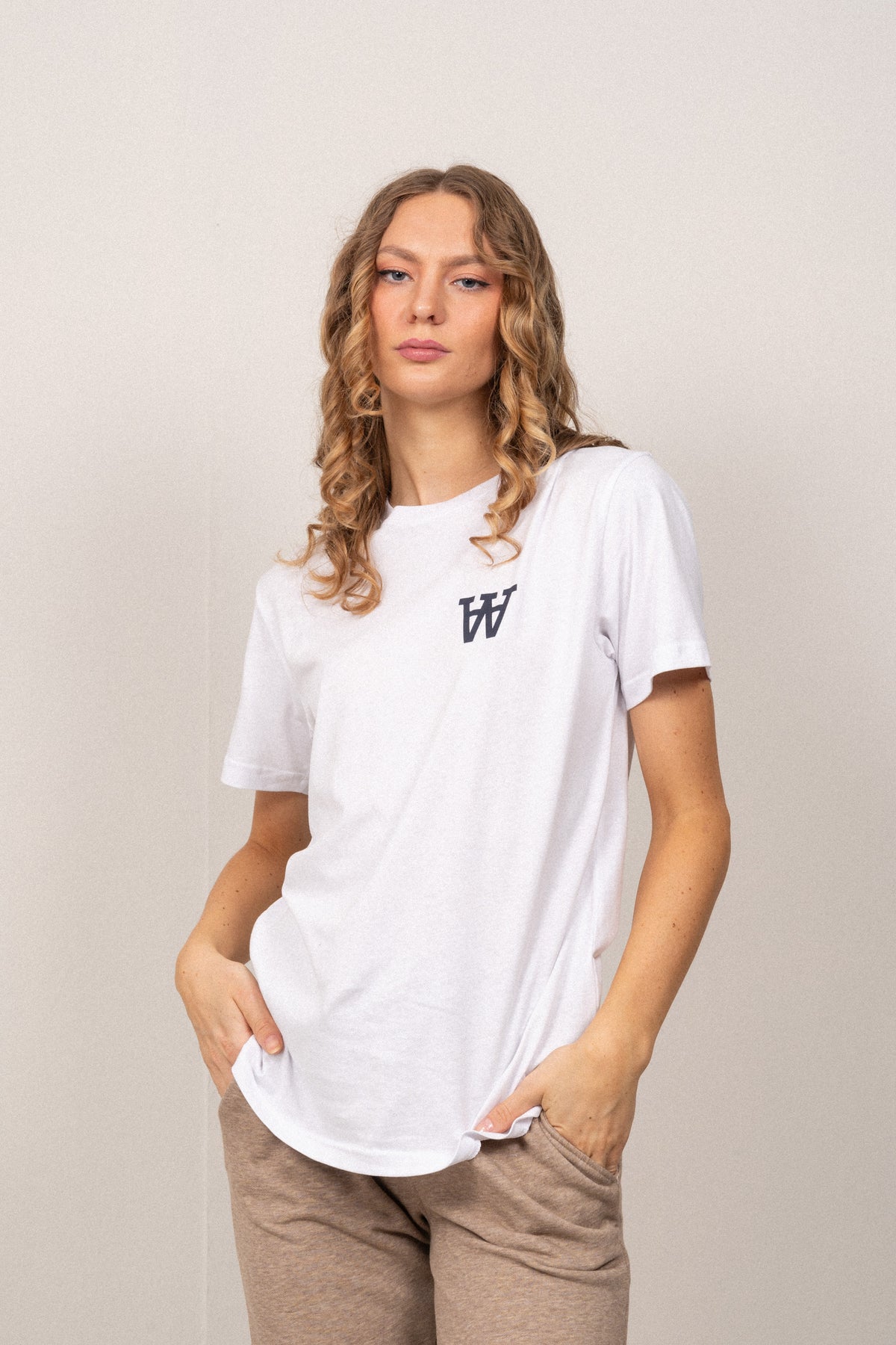 Ace Chest Print T-Shirt - White