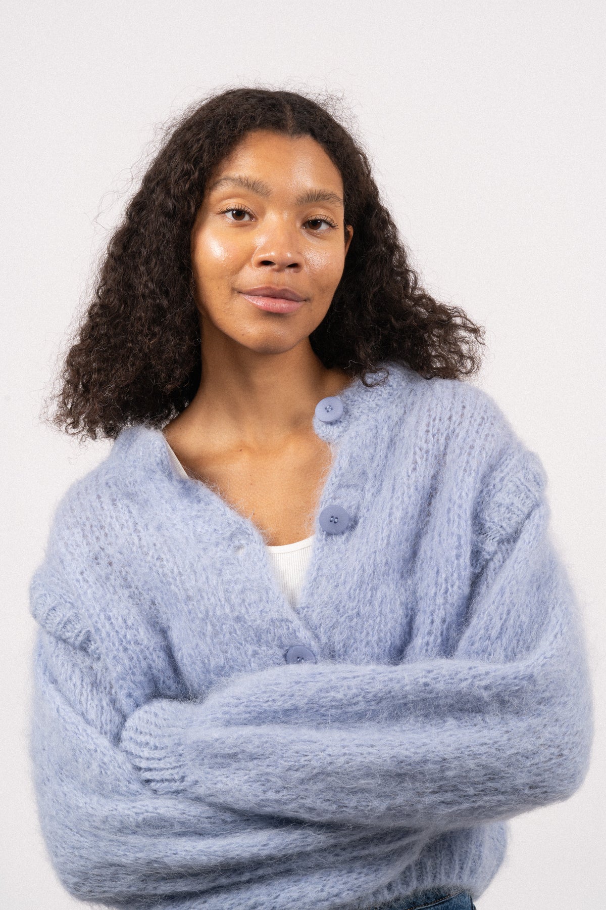 Olly Cardigan - Light Blue