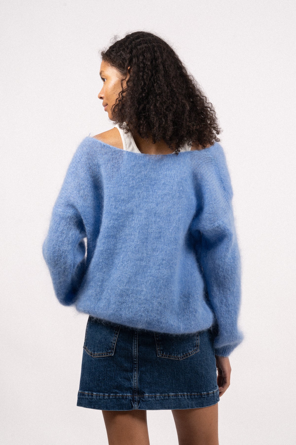 Cornelia LS Cardigan - Sky Blue