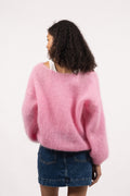 Cornelia Ls Kofta - Soft Berry