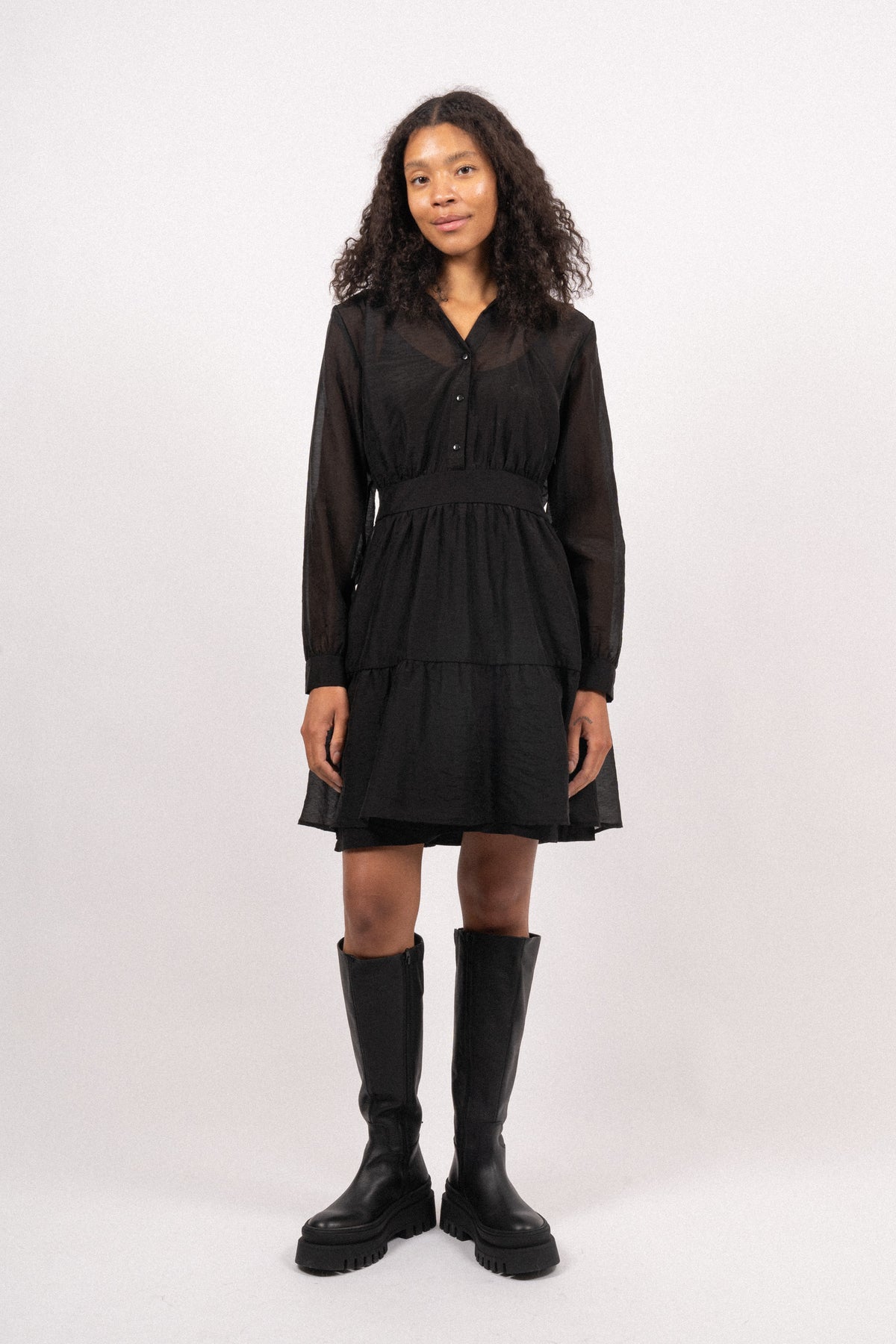 Jiselle Sandaya Dress - Black
