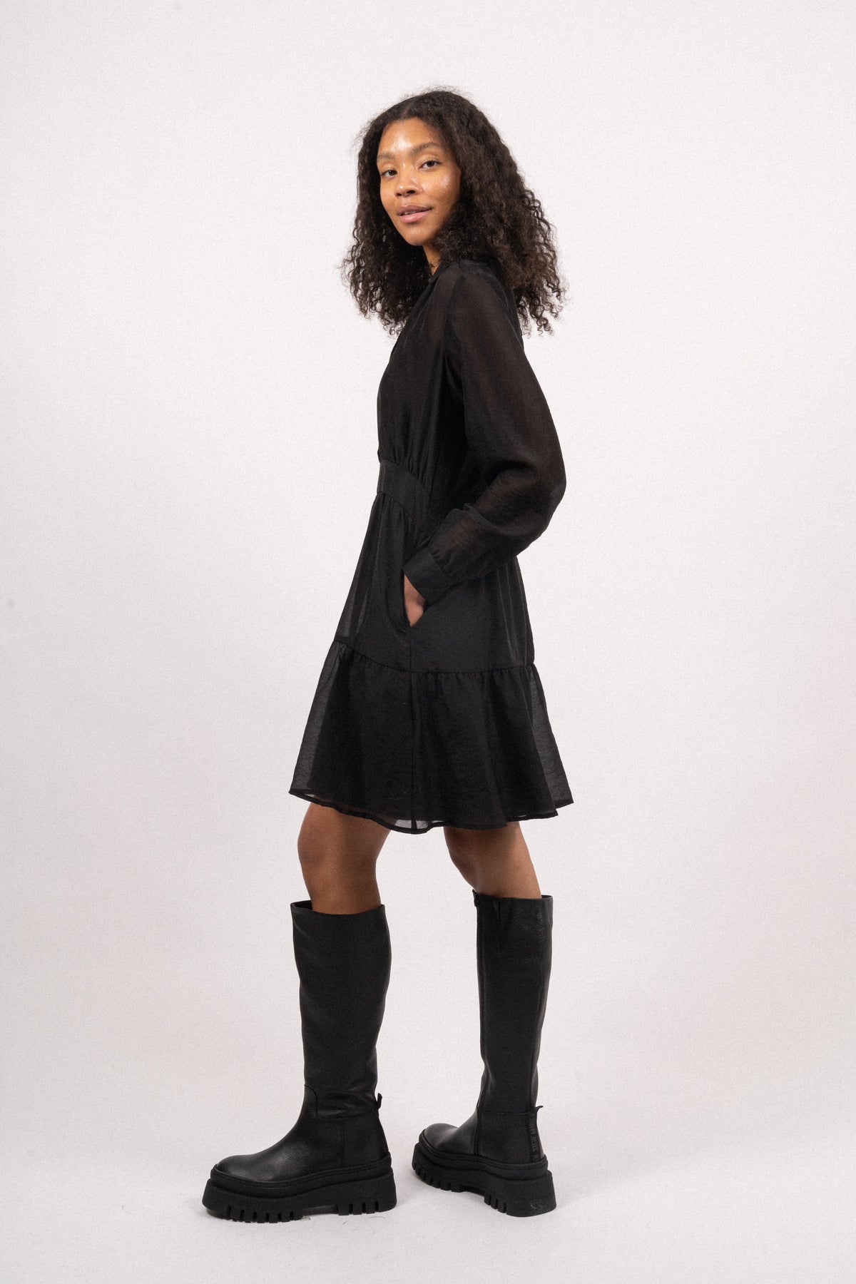 Jiselle Sandaya Dress - Black