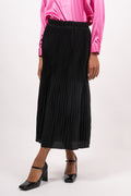 Satin Miami Skirt - Shiny Black