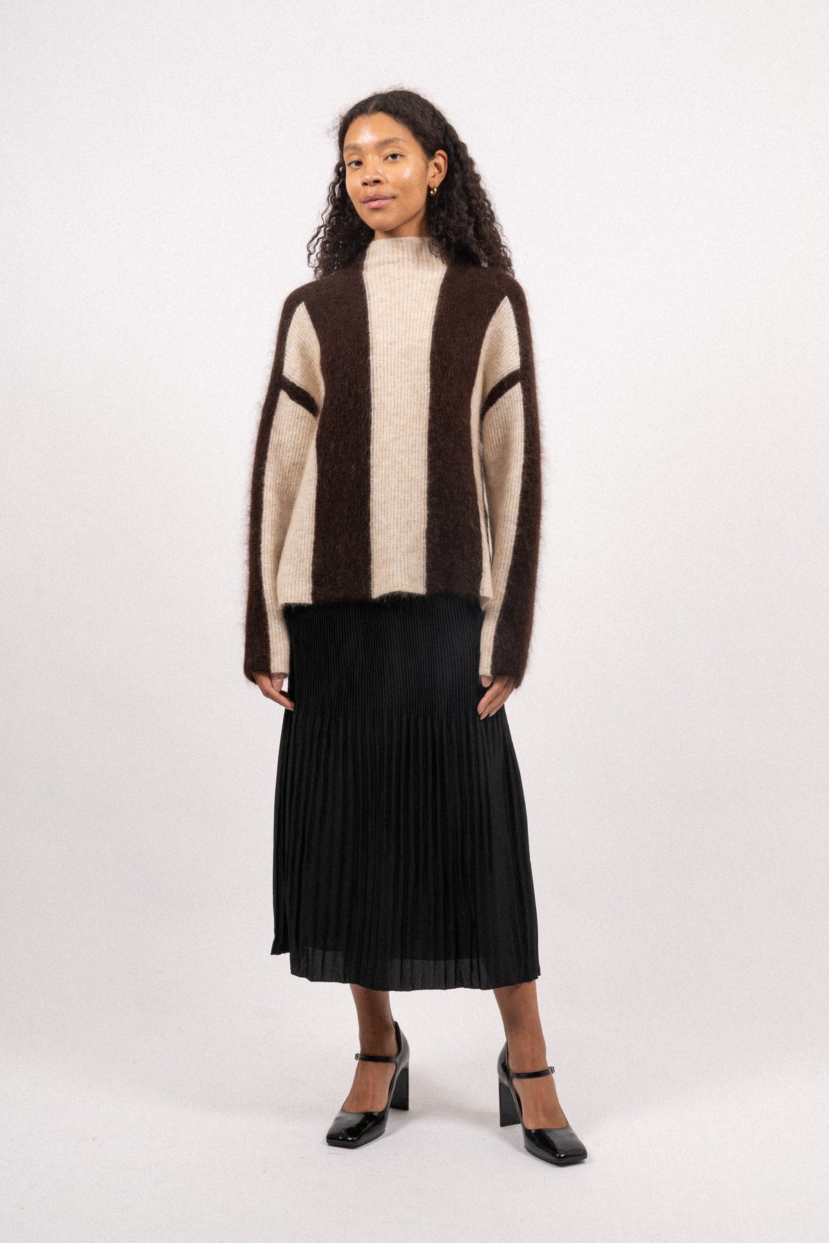 Hertha Knit T-Neck - Molé