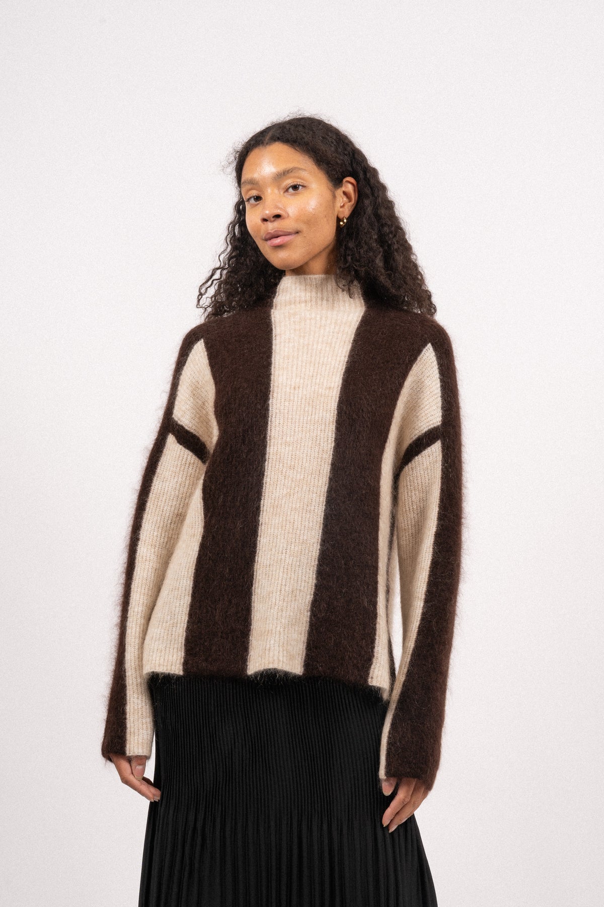Hertha Knit T-Neck - Molé