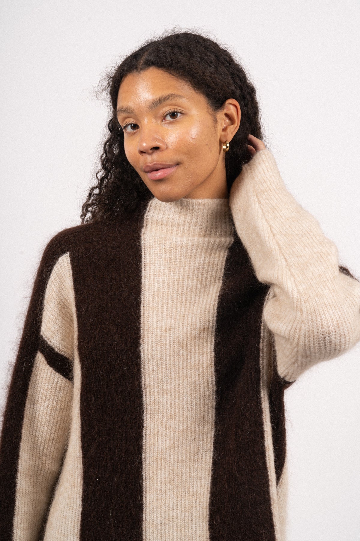 Hertha Knit T-Neck - Molé