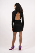 Ava Short Dress - Svart