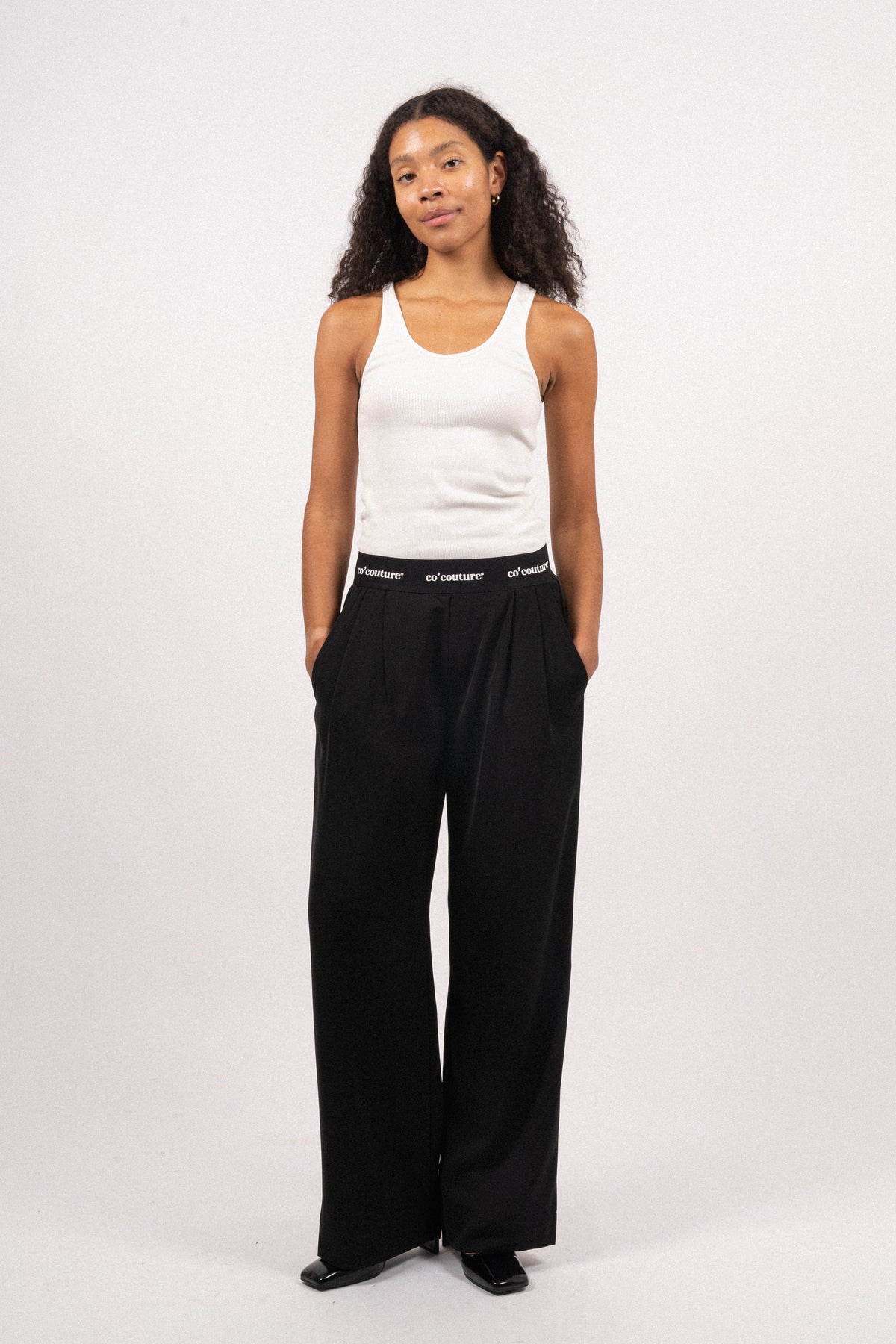 Aminacc Logo Pant - Black